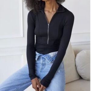 Out From Under Elowen Zip-Up Bodysuit